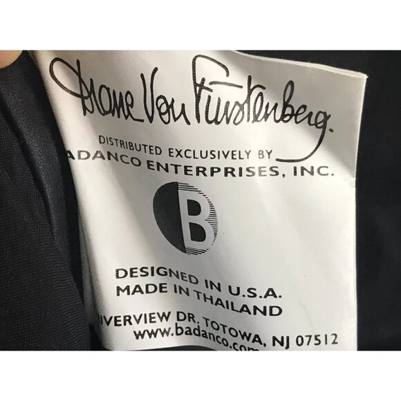 Diane von Furstenberg Womens Multicolor Plaid Pockets Double Handles Duffle Bag - Picture 8 of 10